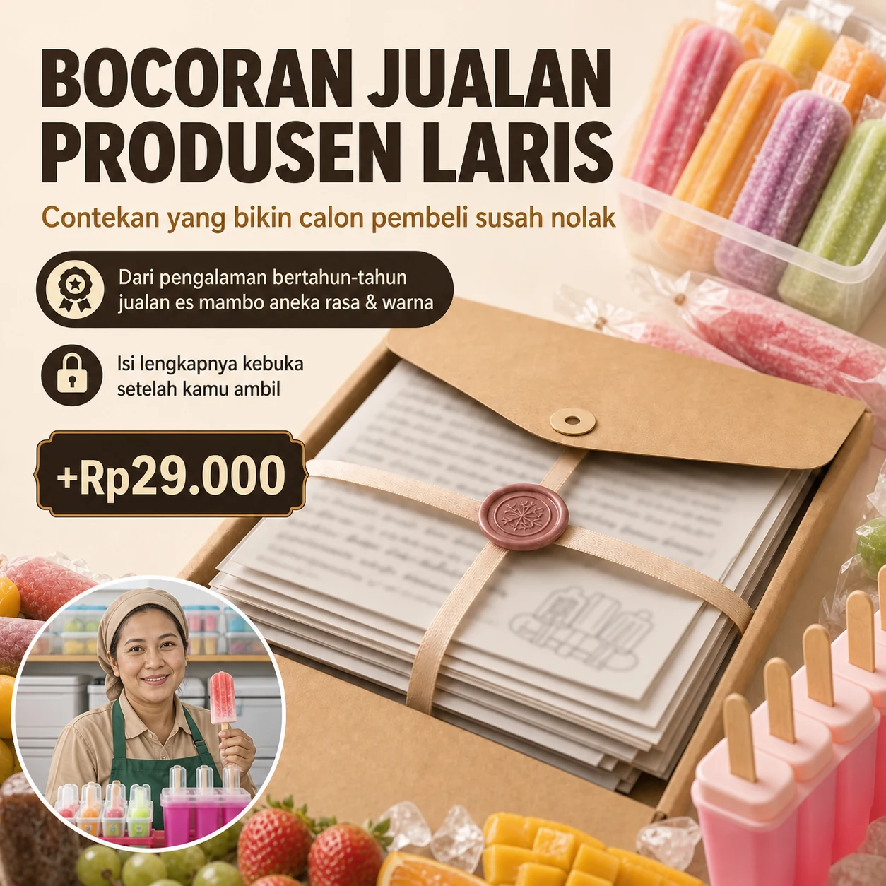 Bocoran Seller Laris - Paket Contekan Tinggal Copas